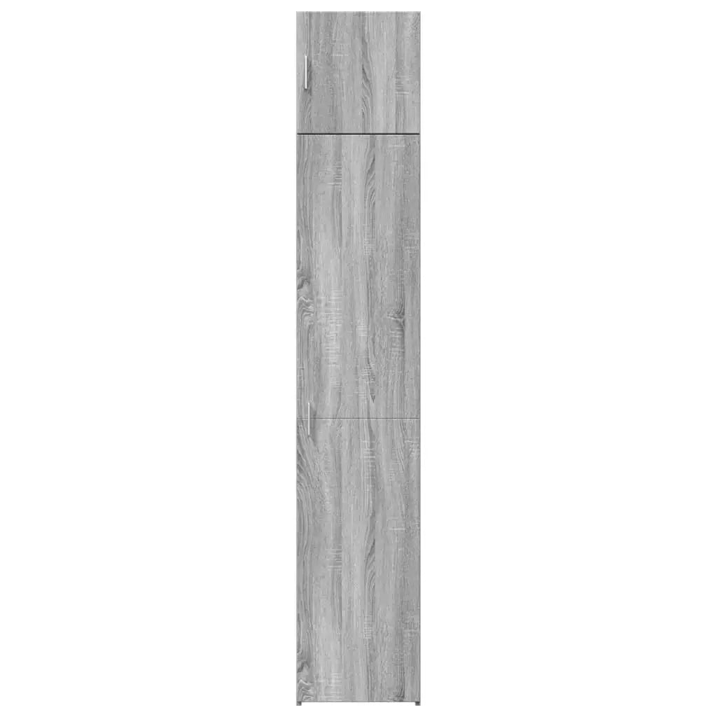 Armoire de rangement mince sonoma gris 40x42,5x225 cm - XIOS
