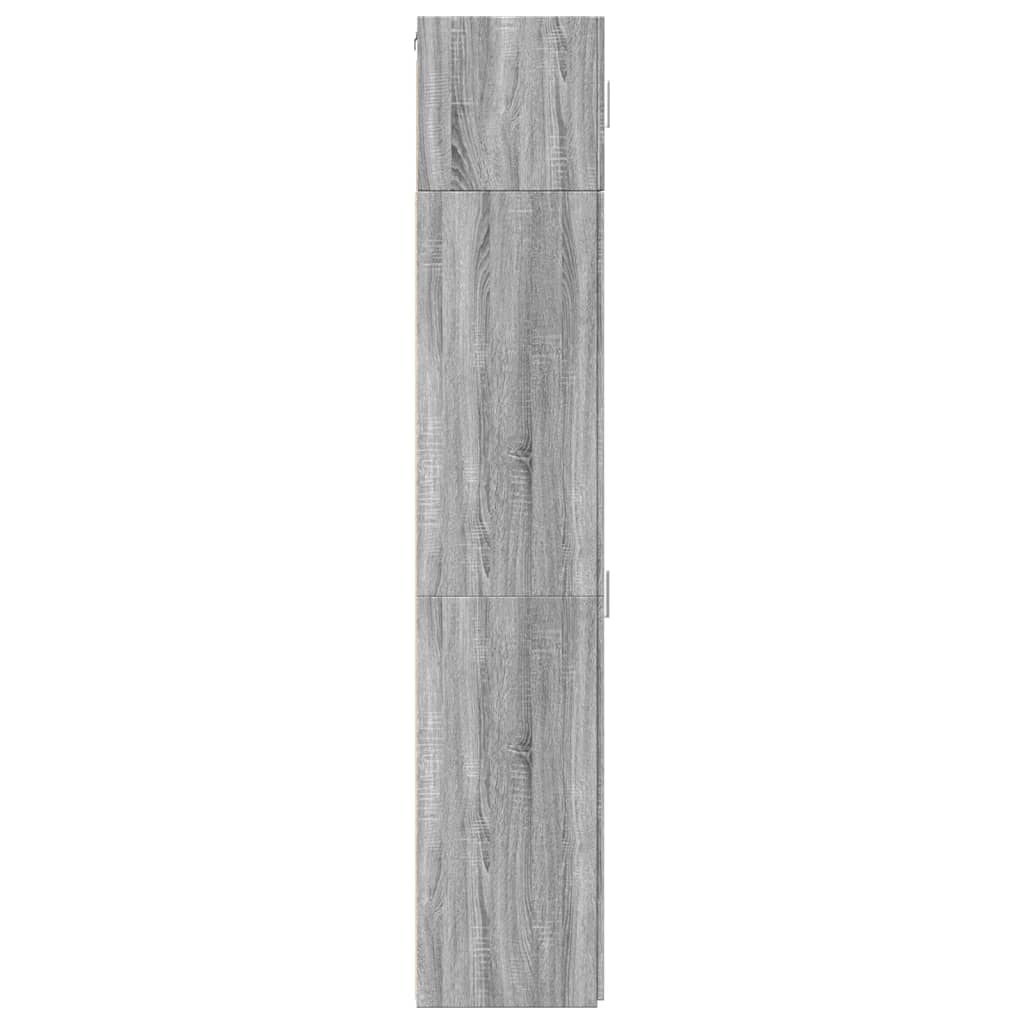 Armoire de rangement mince sonoma gris 40x42,5x225 cm - XIOS