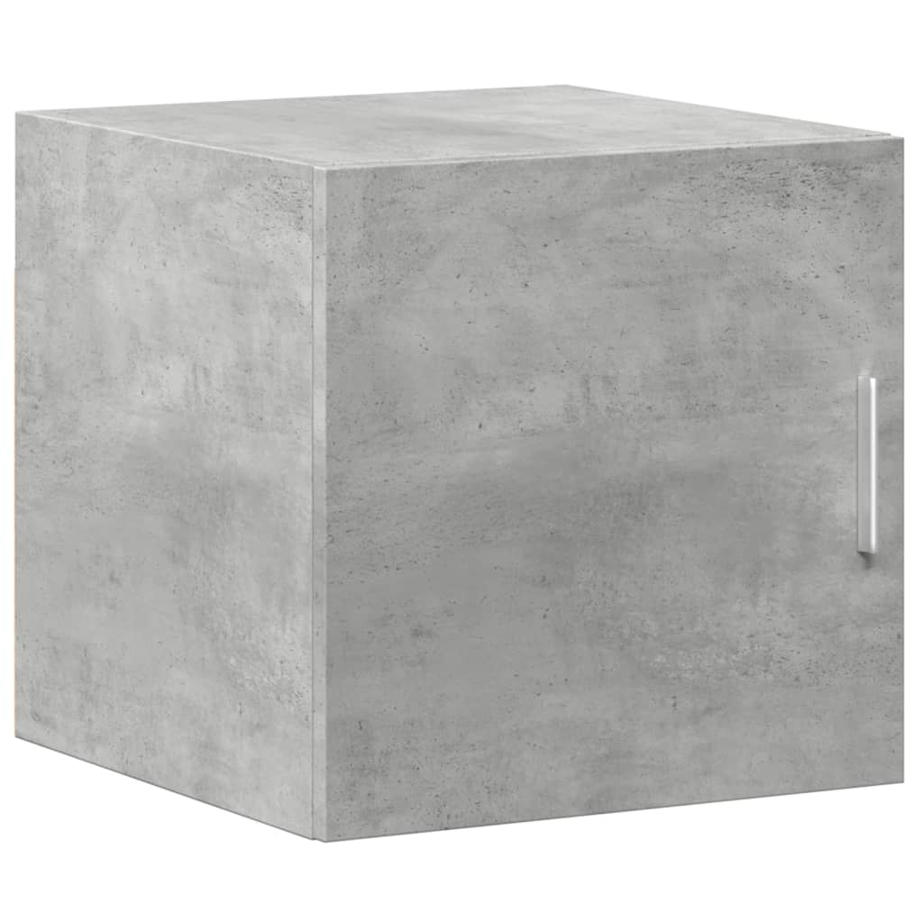 Armoire de rangement mince gris béton 40x42,5x225 cm - XIOS