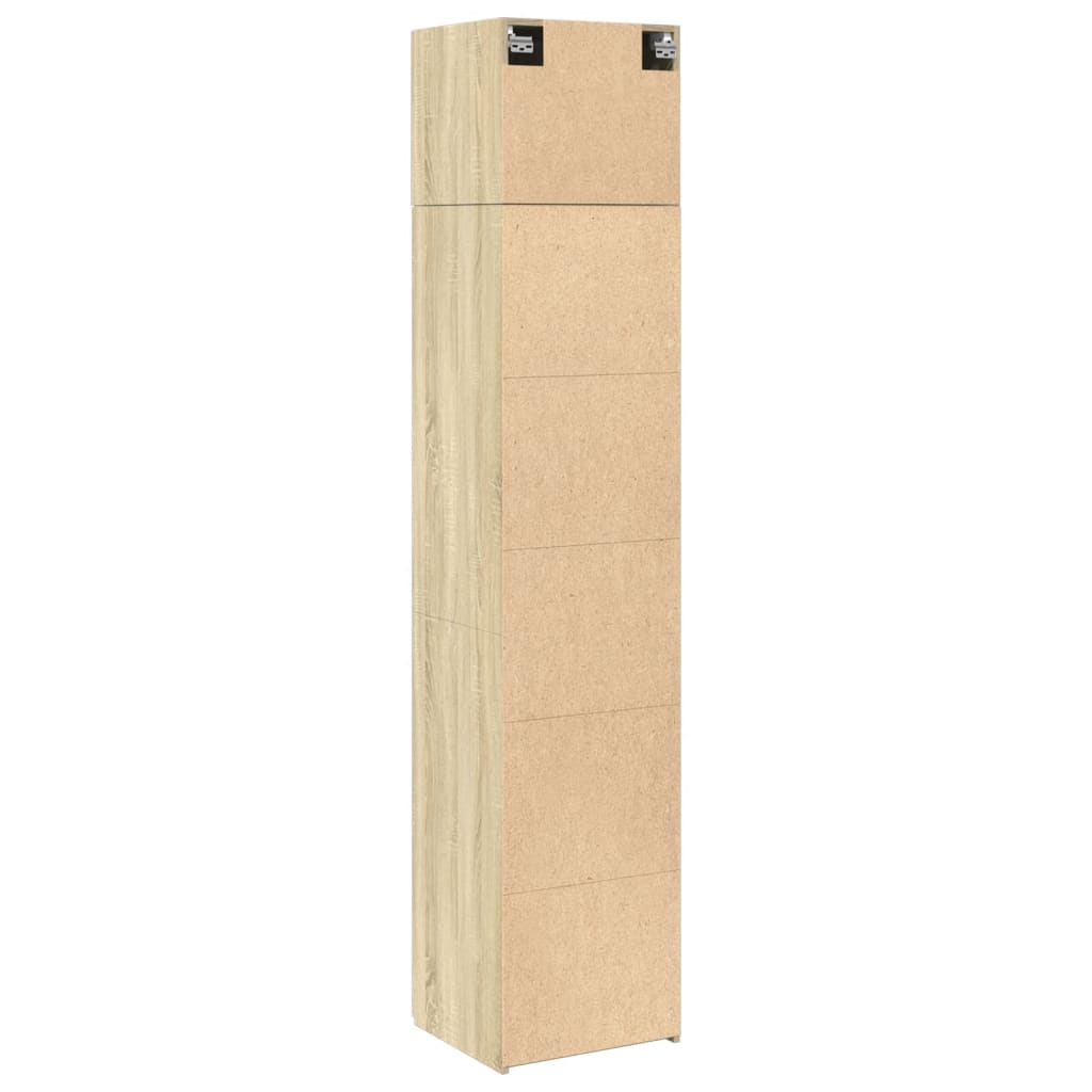 Armoire de rangement mince chêne sonoma 45x42,5x225 cm - XIOS