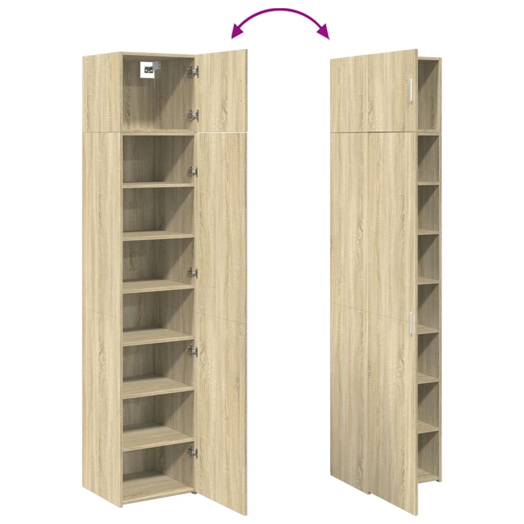 Armoire de rangement mince chêne sonoma 45x42,5x225 cm - XIOS