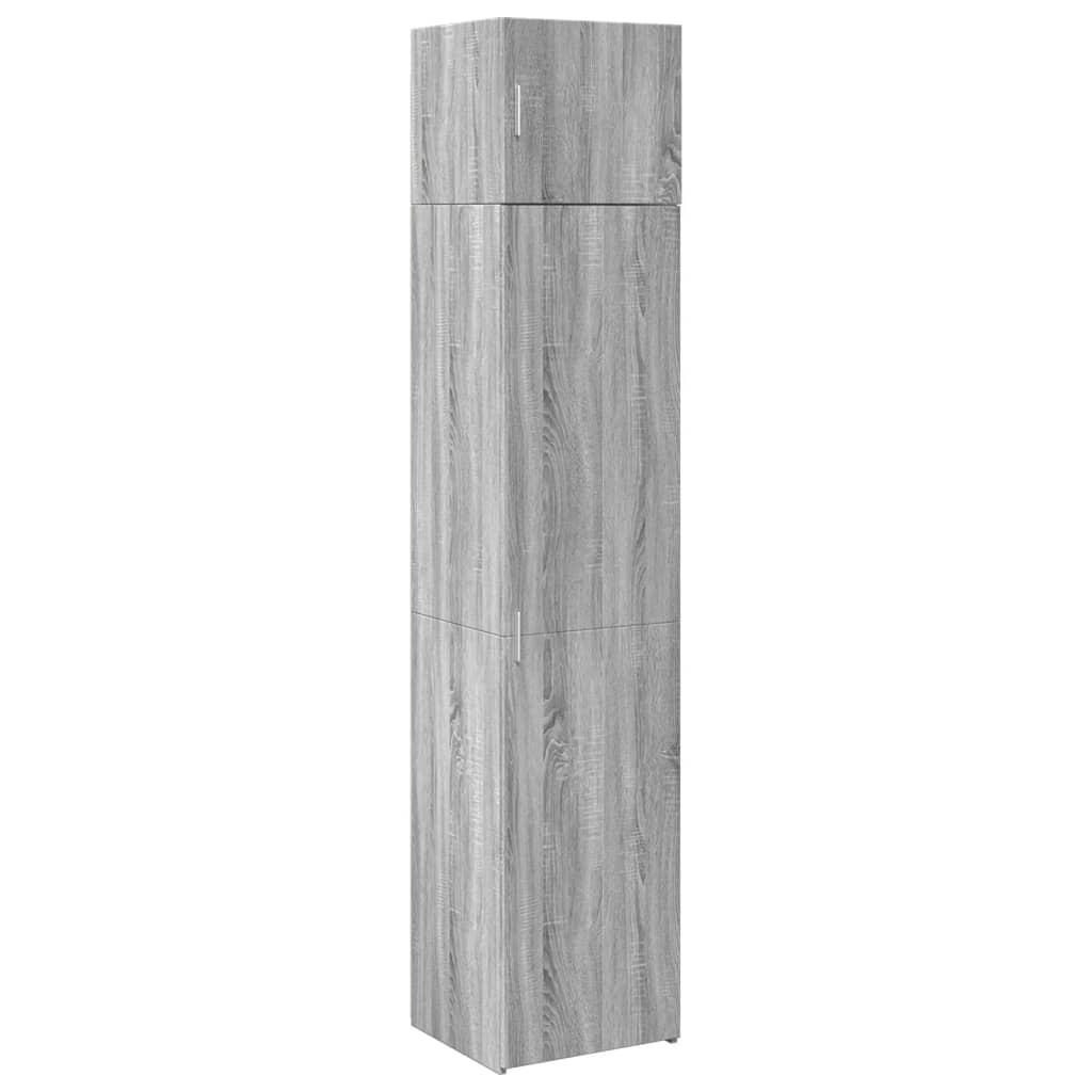 Armoire de rangement mince sonoma gris 45x42,5x225 cm - XIOS