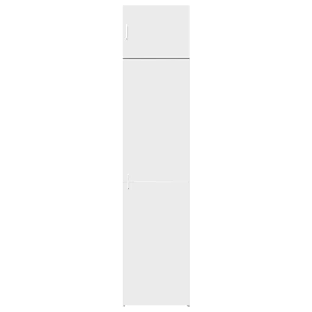 Armoire de rangement mince blanc 50x42,5x225 cm
