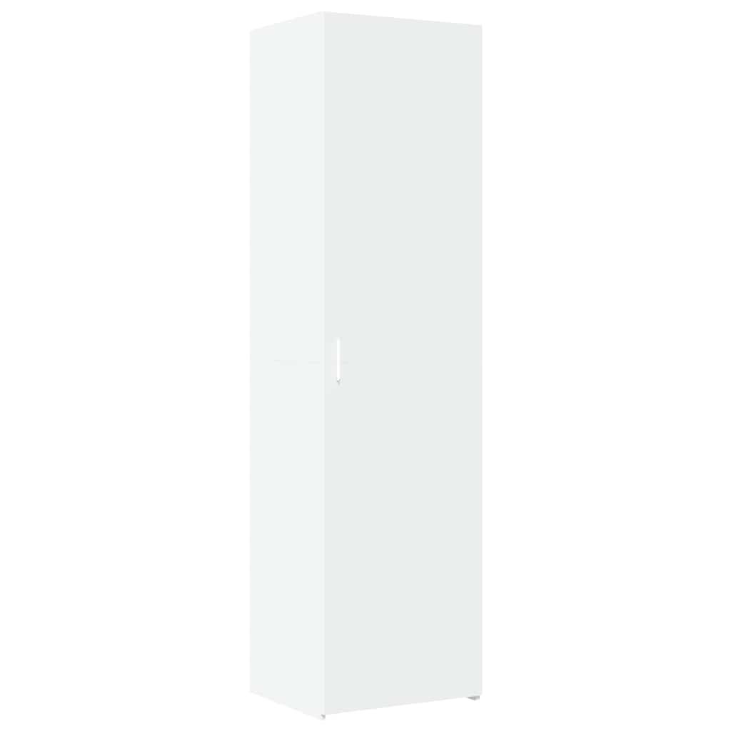 Armoire de rangement mince blanc 50x42,5x225 cm