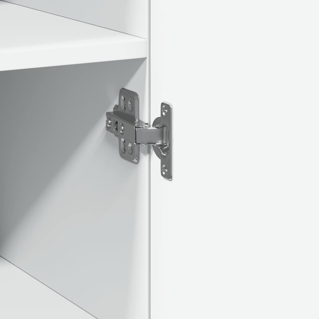 Armoire de rangement mince blanc 50x42,5x225 cm