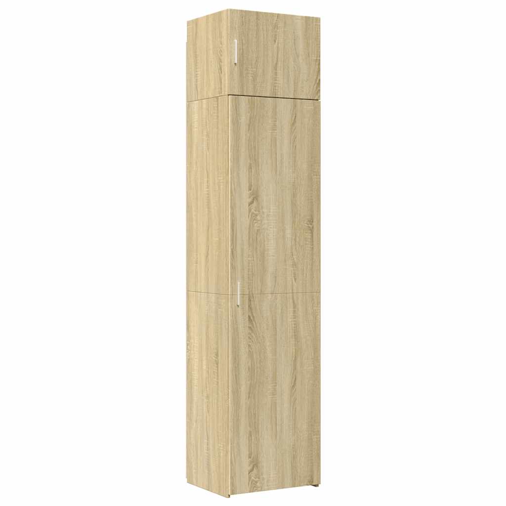 Armoire de rangement mince chêne sonoma 50x42,5x225 cm - XIOS