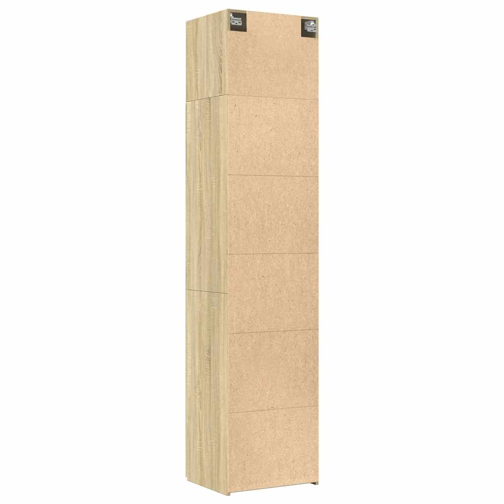 Armoire de rangement mince chêne sonoma 50x42,5x225 cm - XIOS