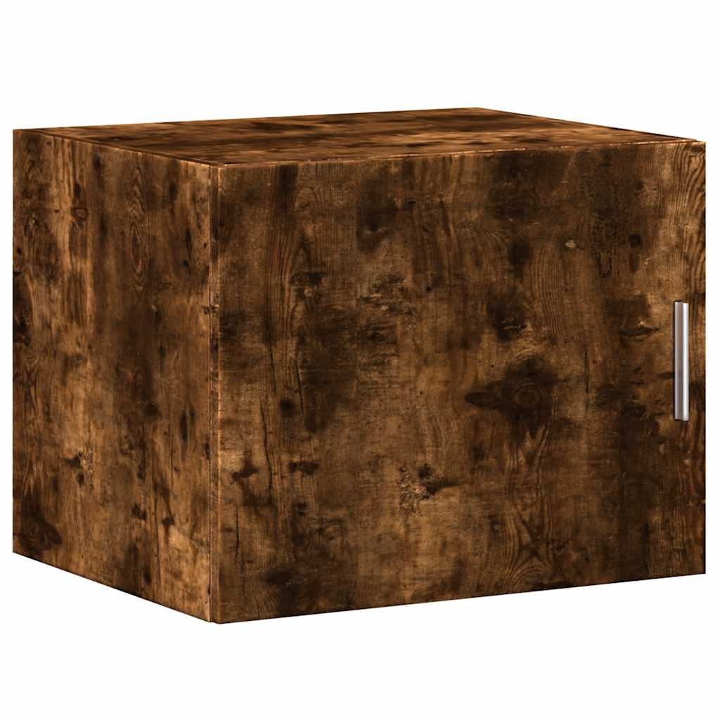 Armoire de rangement mince chêne fumé 50x42,5x225 cm - XIOS