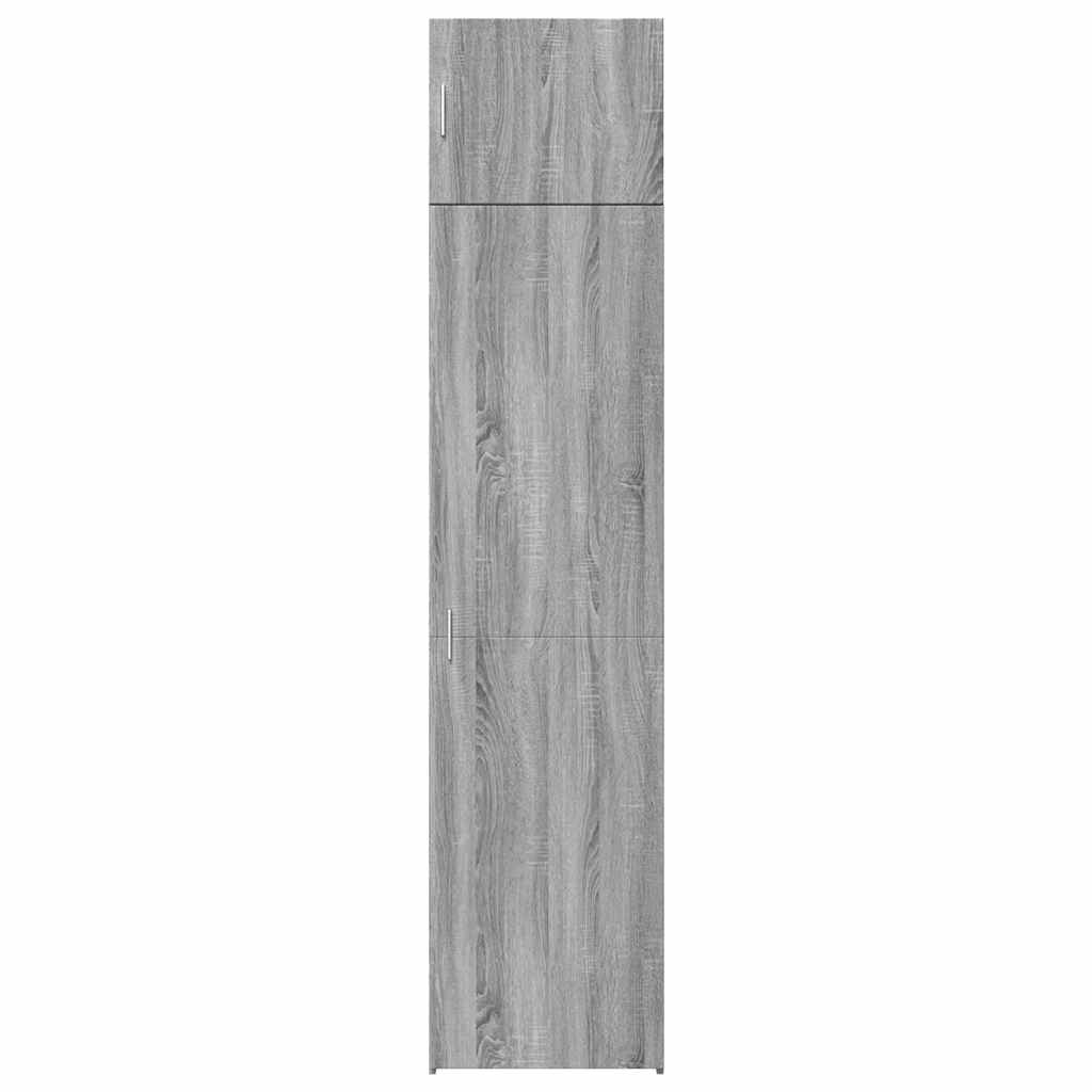 Armoire de rangement mince sonoma gris 50x42,5x225 cm - XIOS