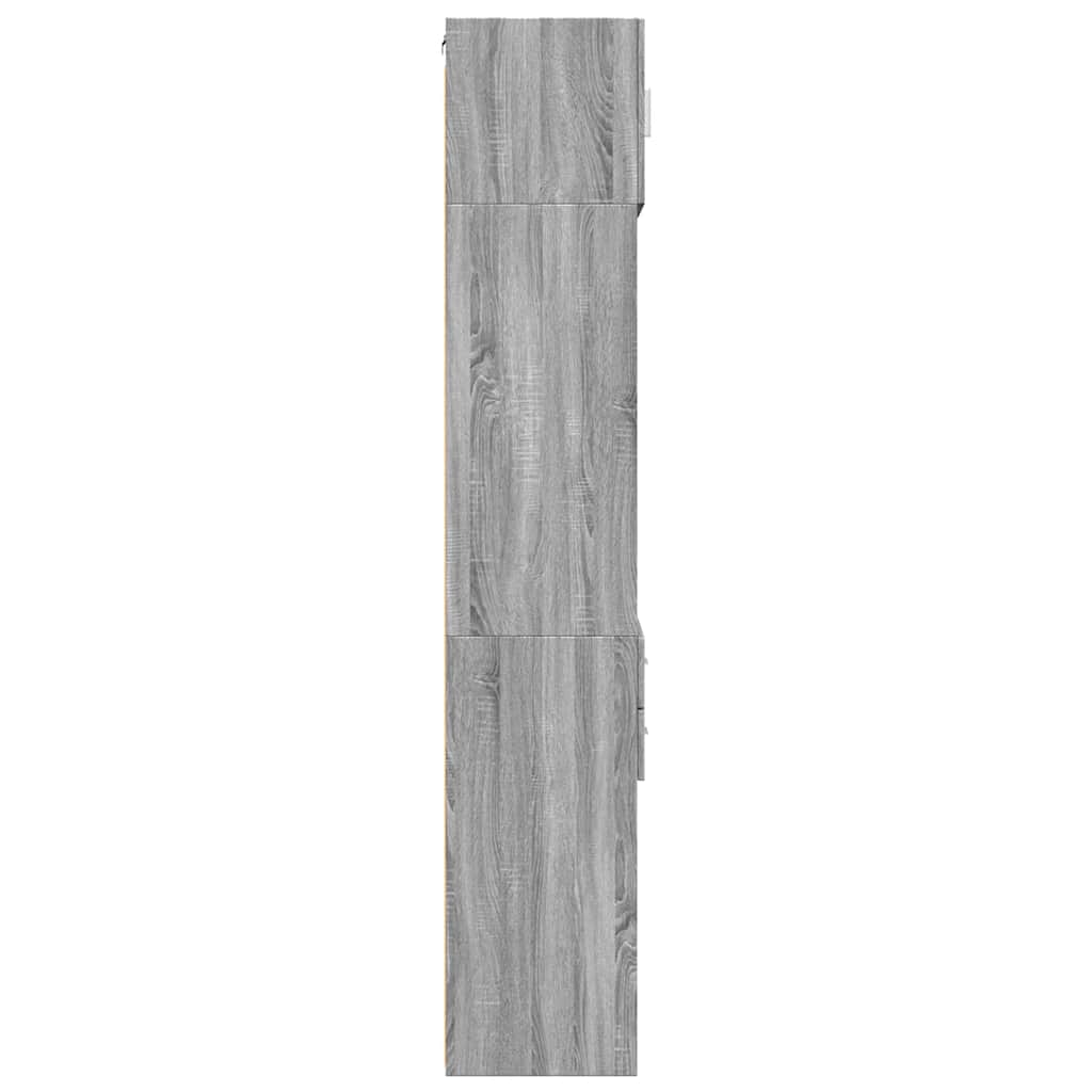 Armoire de rangement mince sonoma gris 50x42,5x225 cm - XIOS