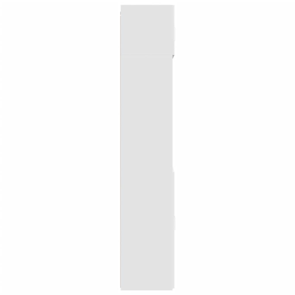 Armoire de rangement blanc 70x42,5x225 cm bois d'ingénierie - XIOS