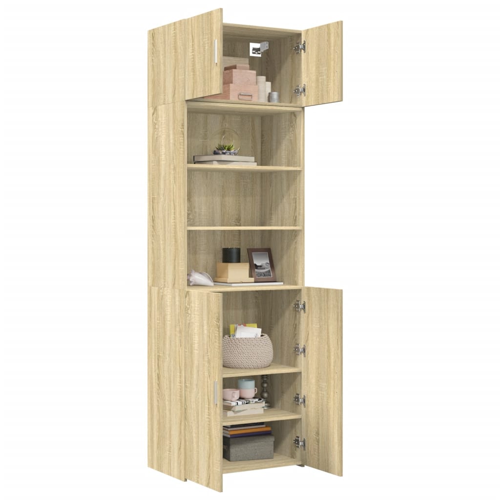 Armoire de rangement chêne sonoma 70x42,5x225 cm - XIOS