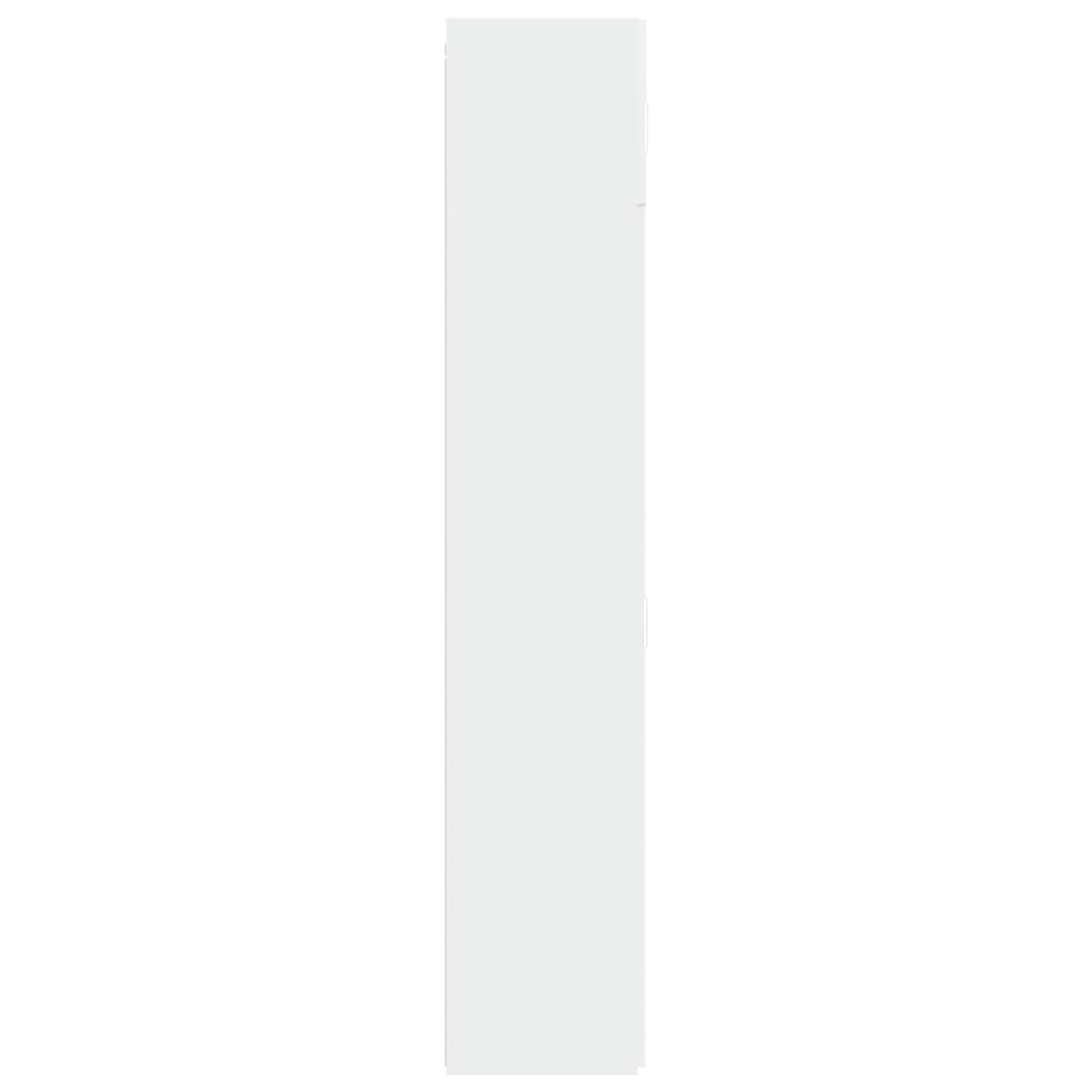 Armoire de rangement blanc 70x42,5x225 cm bois d'ingénierie - XIOS