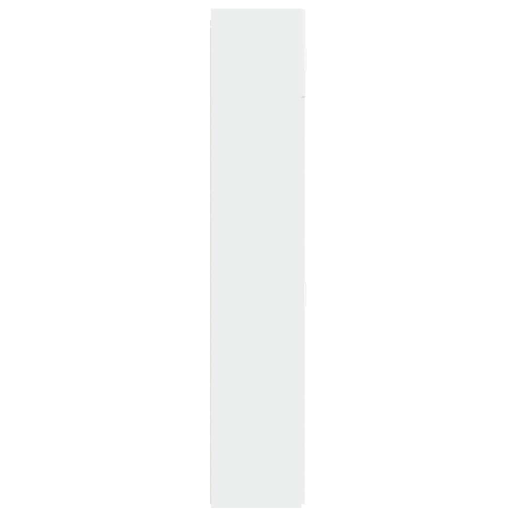 Armoire de rangement blanc 70x42,5x225 cm bois d'ingénierie - XIOS