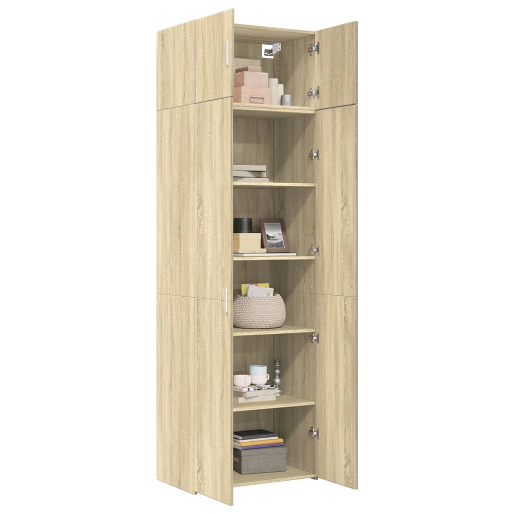 Armoire de rangement chêne sonoma 70x42,5x225 cm - XIOS