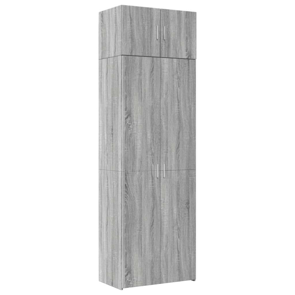 Armoire de rangement sonoma gris 70x42,5x225 cm - XIOS