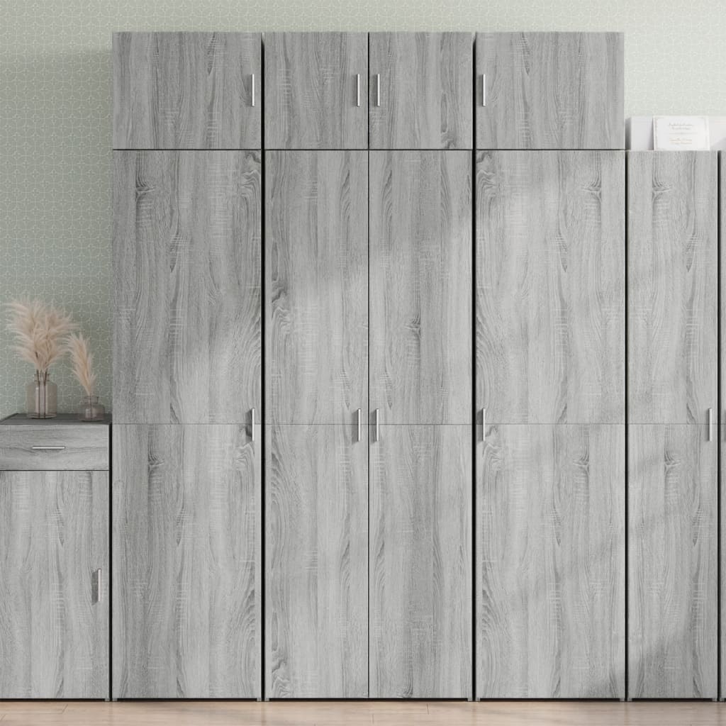 Armoire de rangement sonoma gris 70x42,5x225 cm - XIOS