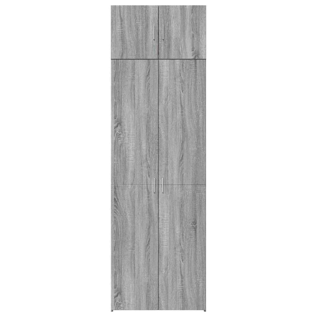 Armoire de rangement sonoma gris 70x42,5x225 cm - XIOS