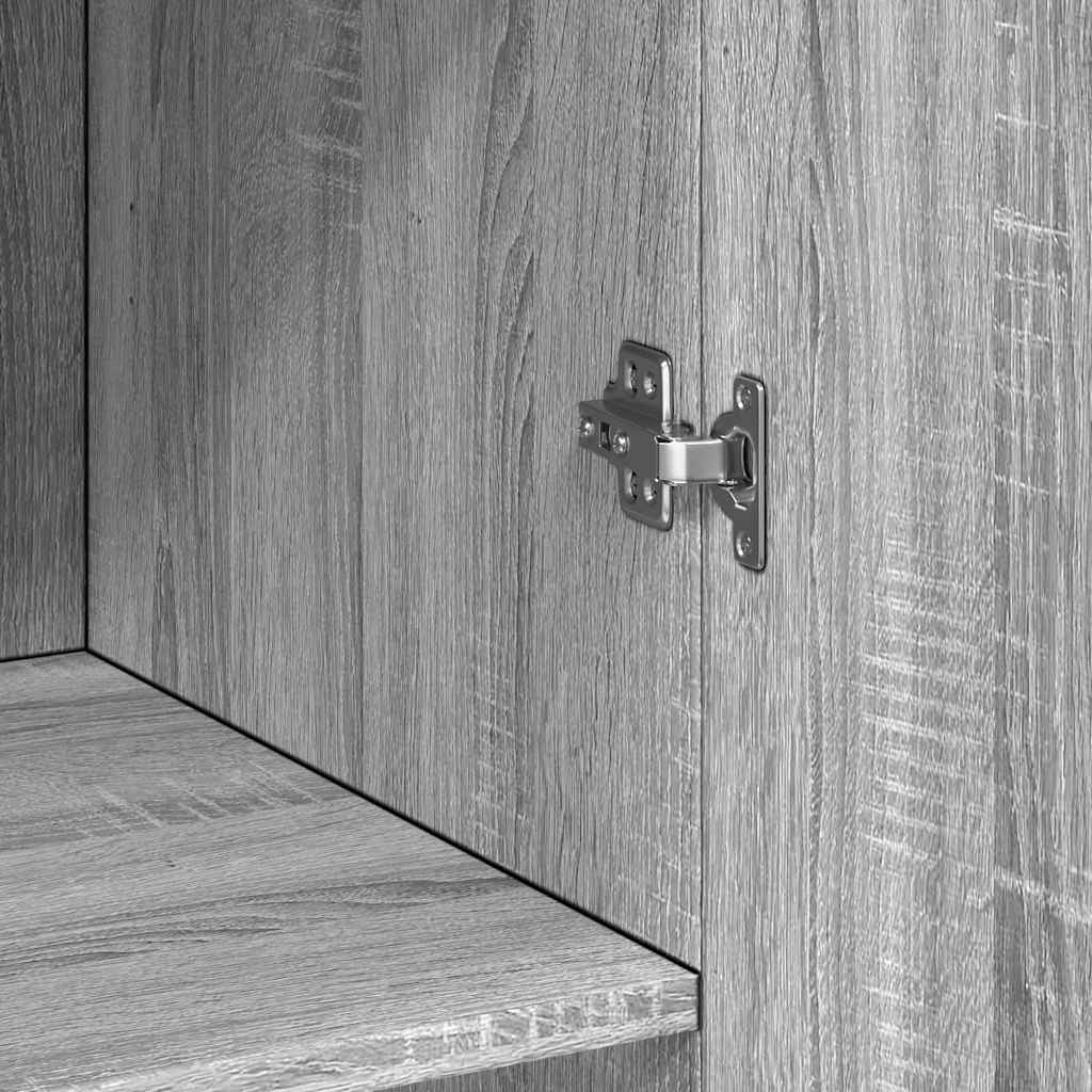 Armoire de rangement sonoma gris 70x42,5x225 cm - XIOS