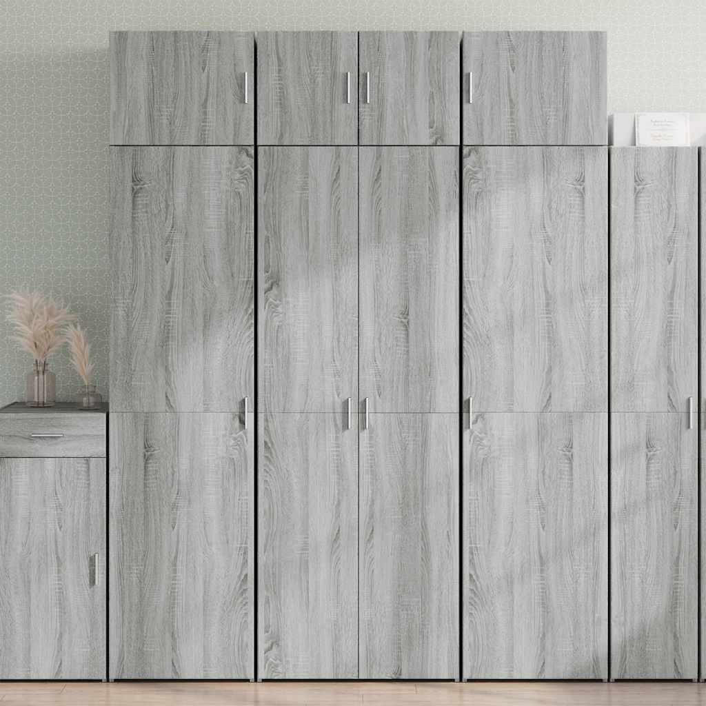 Armoire de rangement sonoma gris 70x42,5x225 cm - XIOS