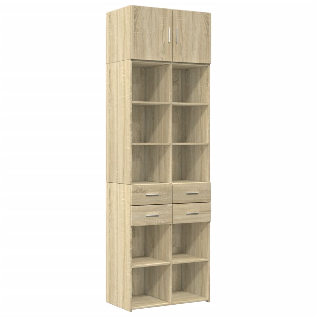 Armoire de rangement chêne sonoma 70x42,5x225 cm - XIOS