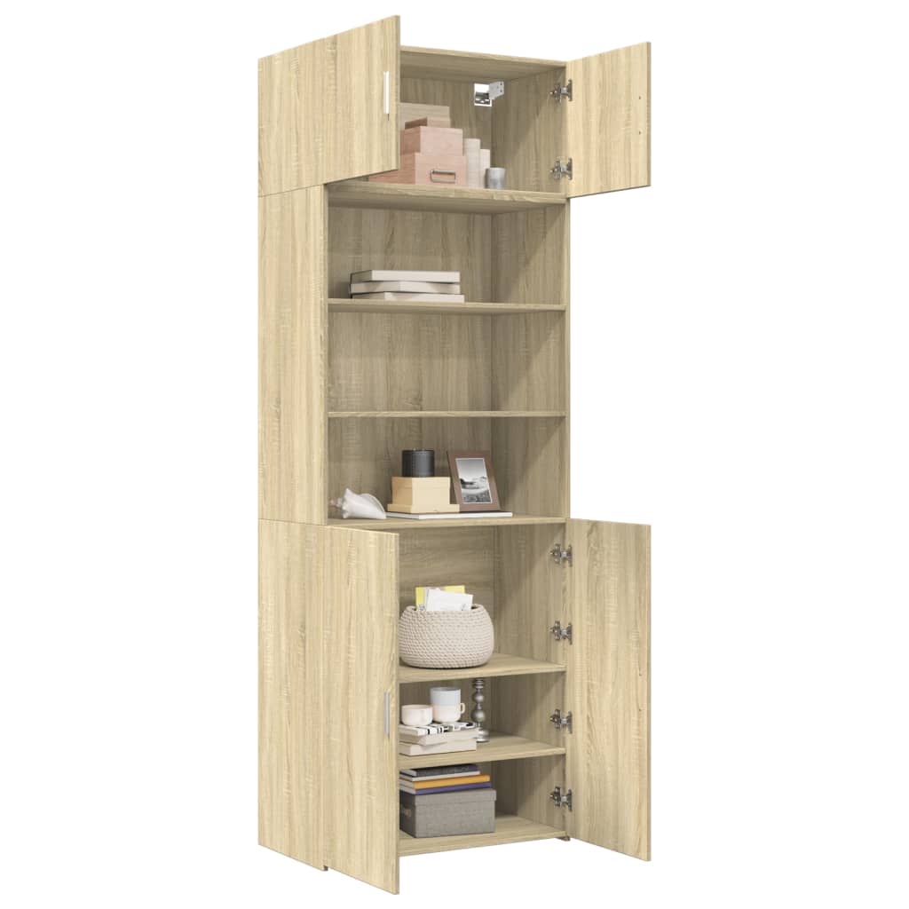 Armoire de rangement chêne sonoma 80x42,5x225 cm - XIOS