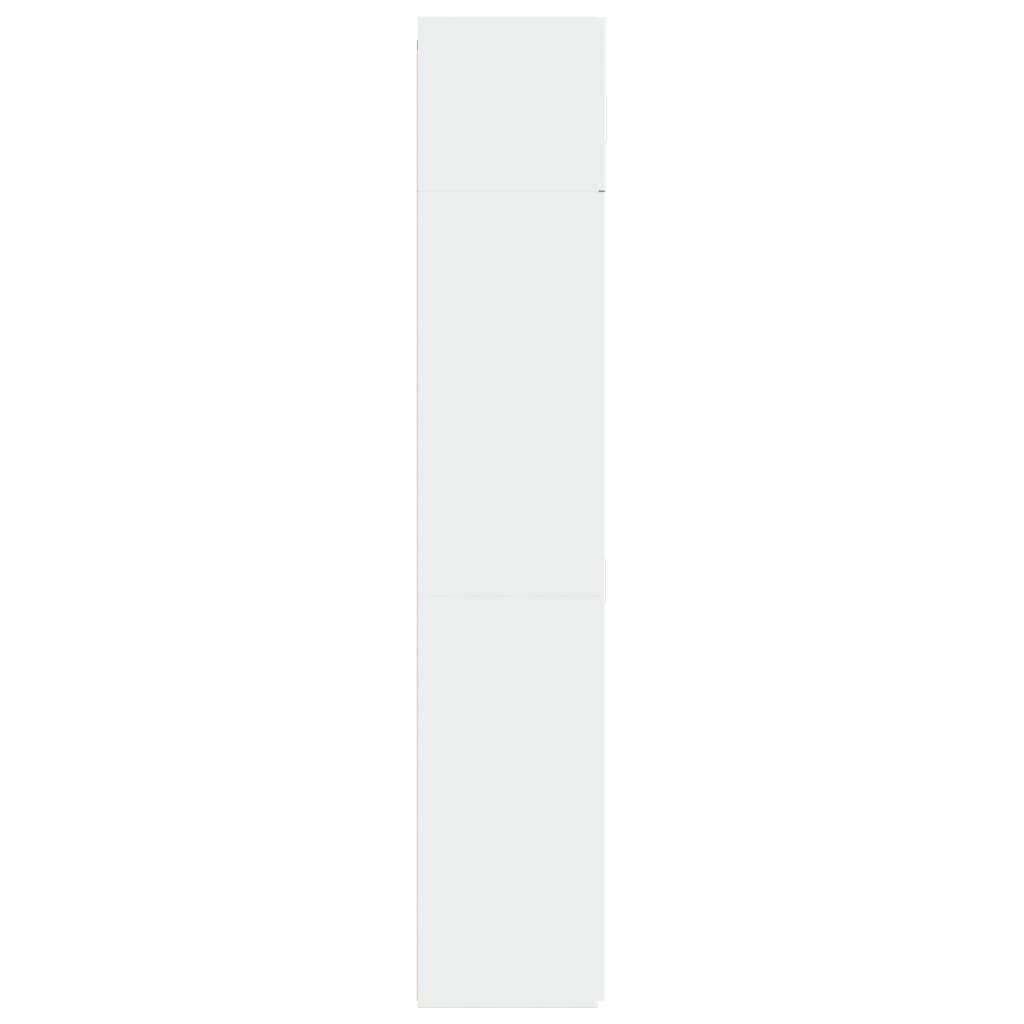 Armoire de rangement blanc 80x42,5x225 cm bois d'ingénierie - XIOS