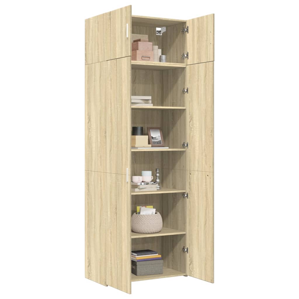 Armoire de rangement chêne sonoma 80x42,5x225 cm - XIOS
