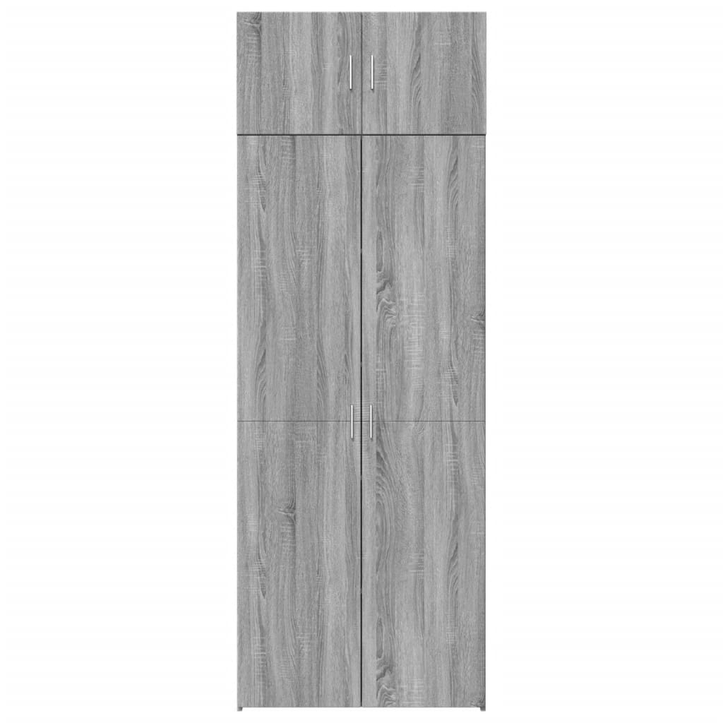 Armoire de rangement sonoma gris 80x42,5x225 cm - XIOS