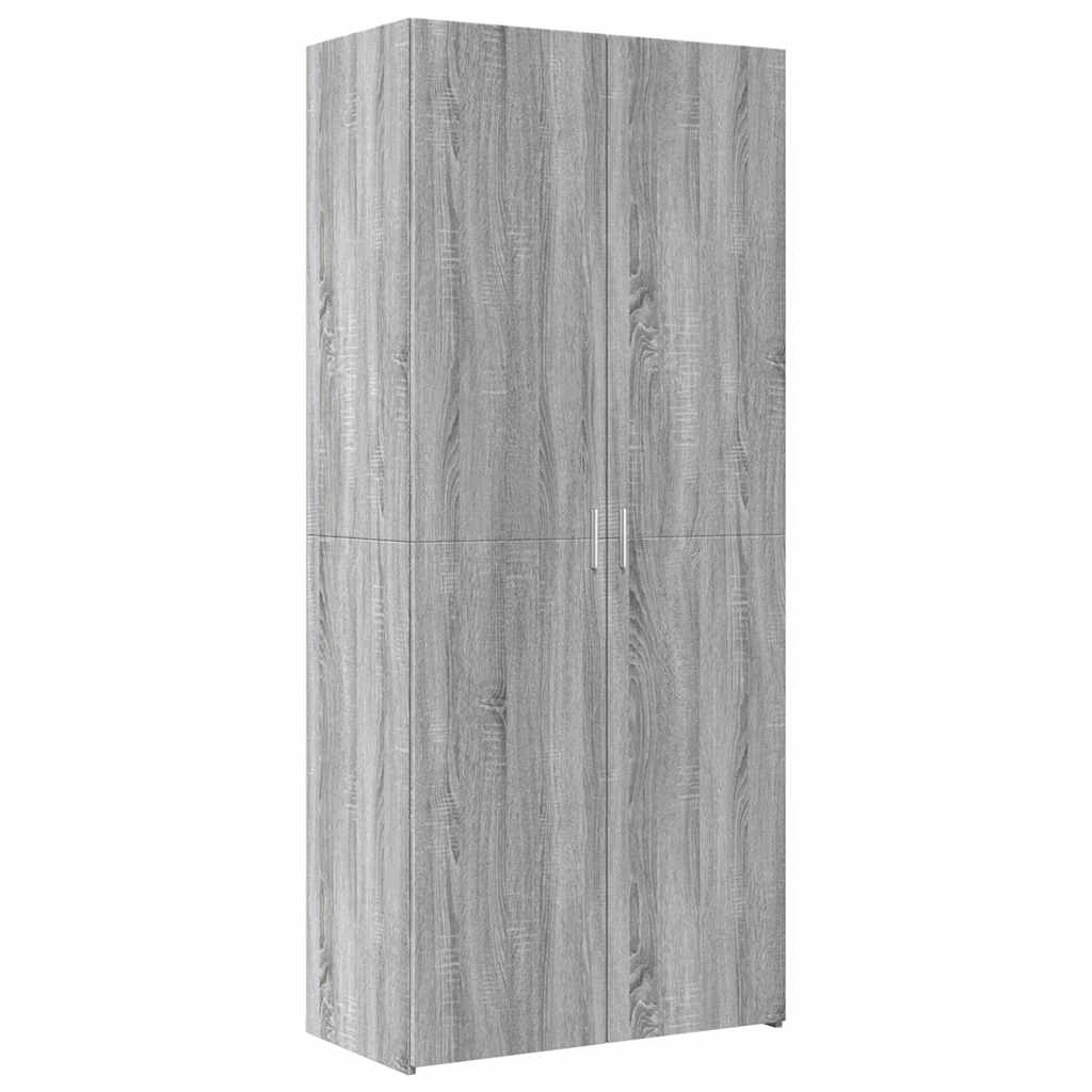 Armoire de rangement sonoma gris 80x42,5x225 cm - XIOS