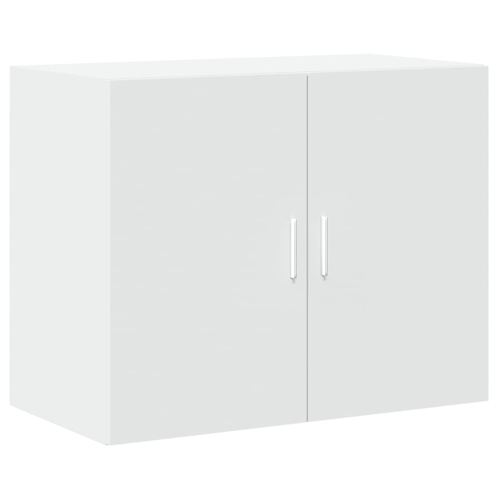 Buffet haut blanc 80x42,5x249 cm bois d'ingénierie - XIOS