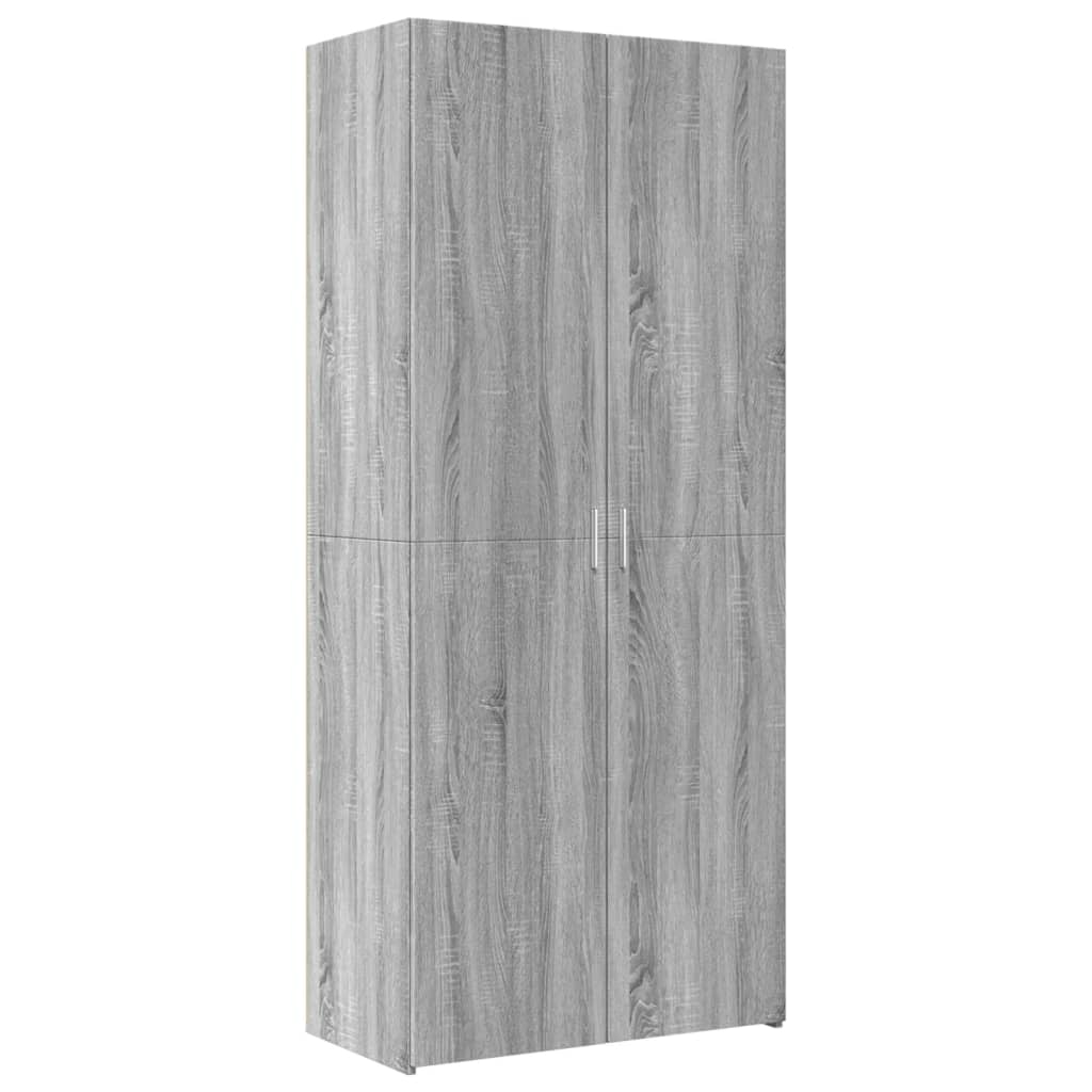 Buffet haut sonoma gris 80x42,5x249 cm bois d'ingénierie - XIOS