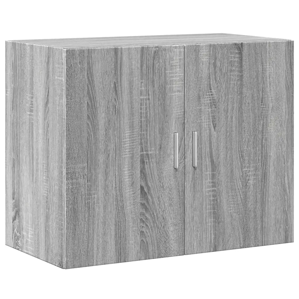 Buffet haut sonoma gris 80x42,5x249 cm bois d’ingénierie - XIOS