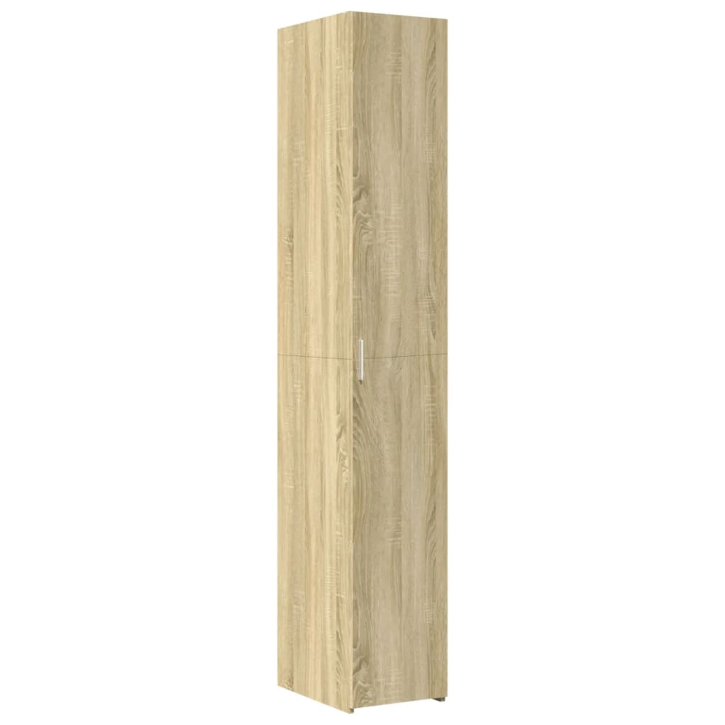 Buffet haut chêne sonoma 30x42,5x185 cm bois d'ingénierie - XIOS