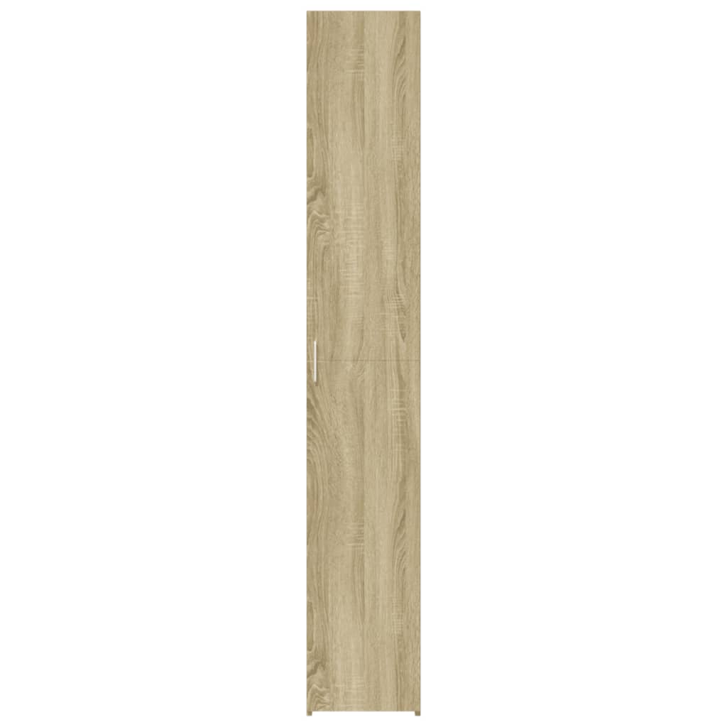 Buffet haut chêne sonoma 30x42,5x185 cm bois d'ingénierie - XIOS
