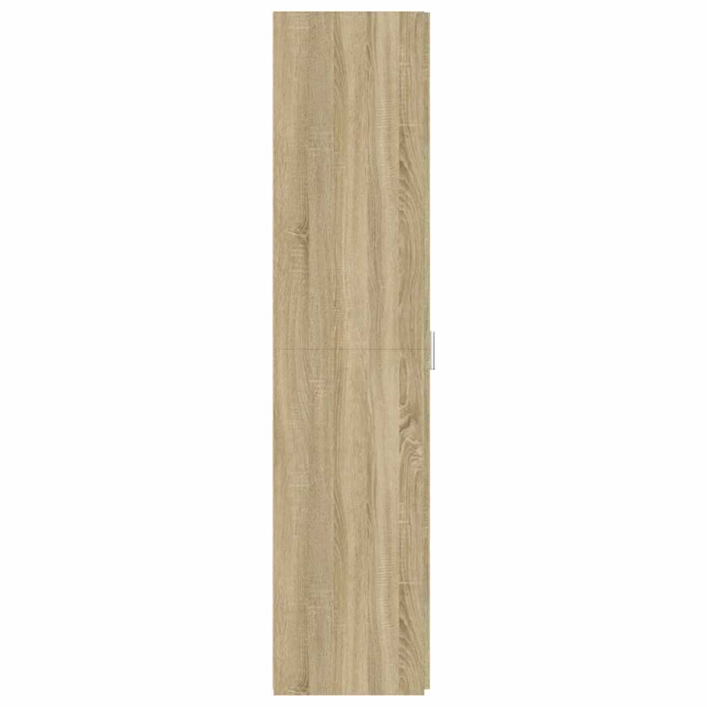 Buffet haut chêne sonoma 30x42,5x185 cm bois d'ingénierie - XIOS