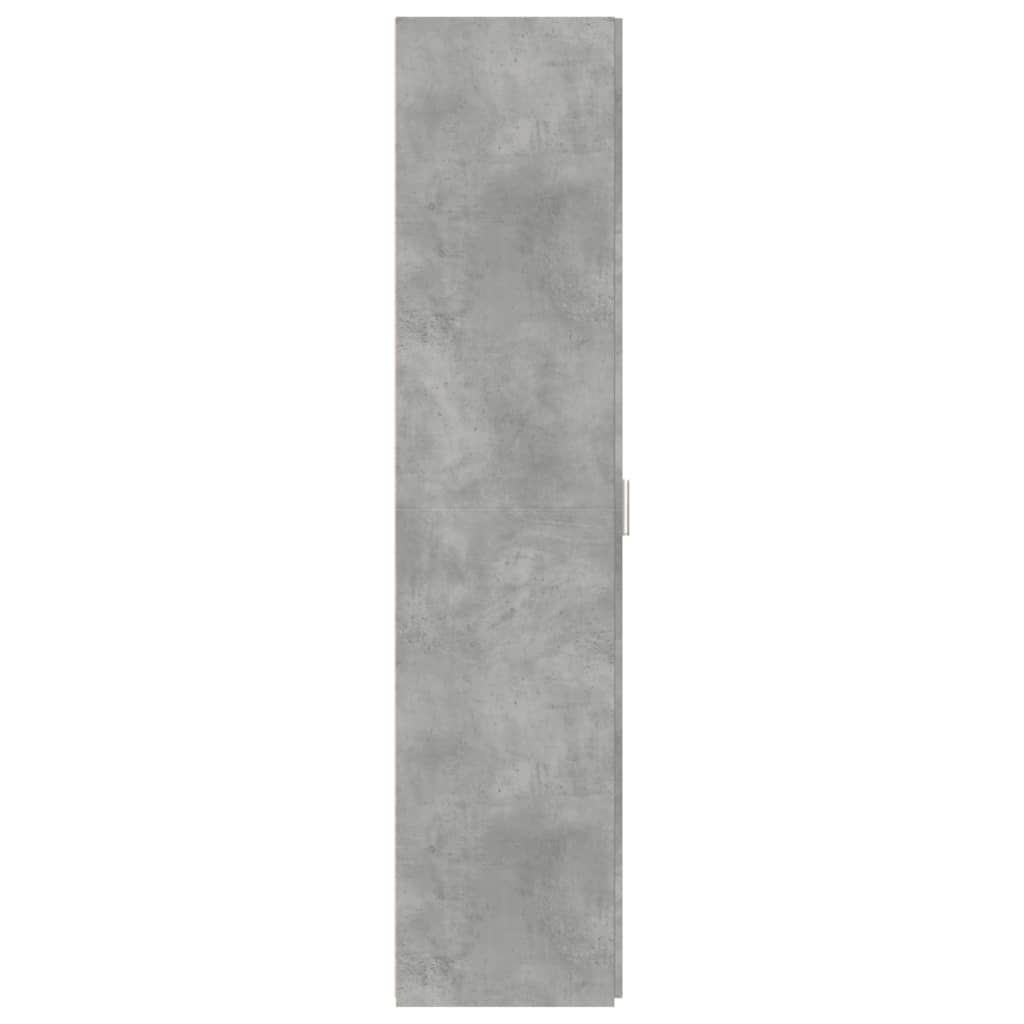 Buffet haut gris béton 30x42,5x185 cm bois d'ingénierie - XIOS