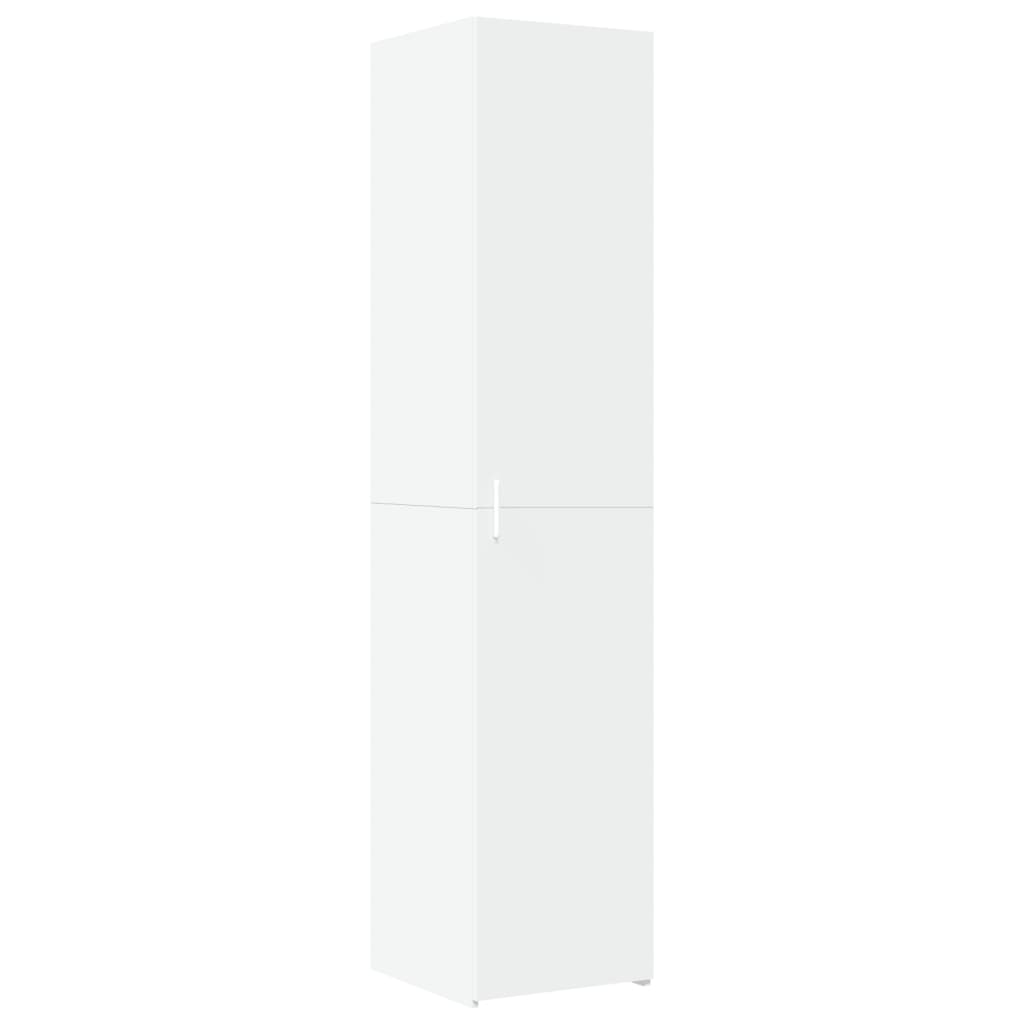 Buffet haut blanc 40x42,5x185 cm bois d'ingénierie - XIOS