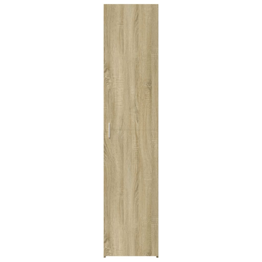 Buffet haut chêne sonoma 40x42,5x185 cm bois d'ingénierie - XIOS