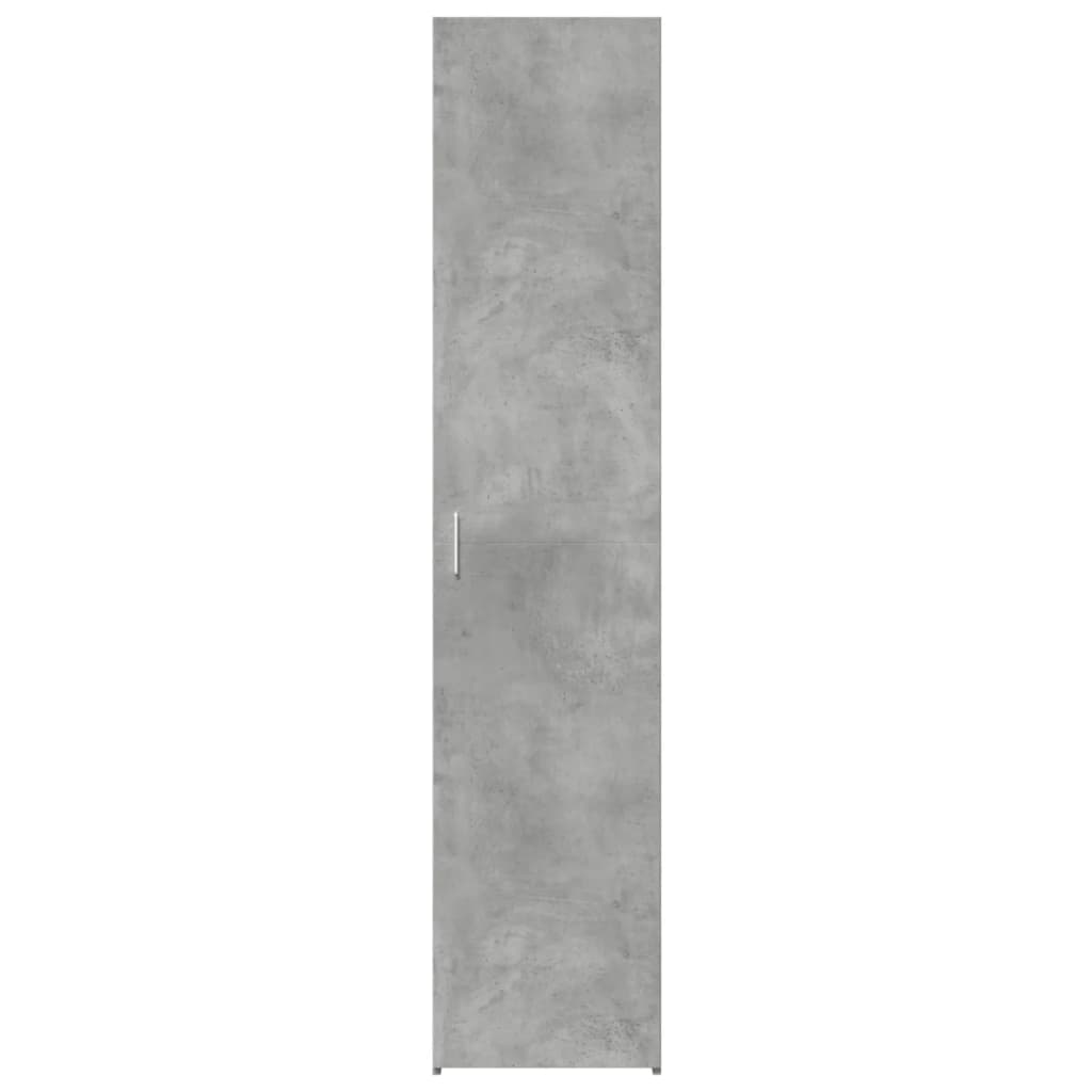 Buffet haut gris béton 40x42,5x185 cm bois d'ingénierie - XIOS