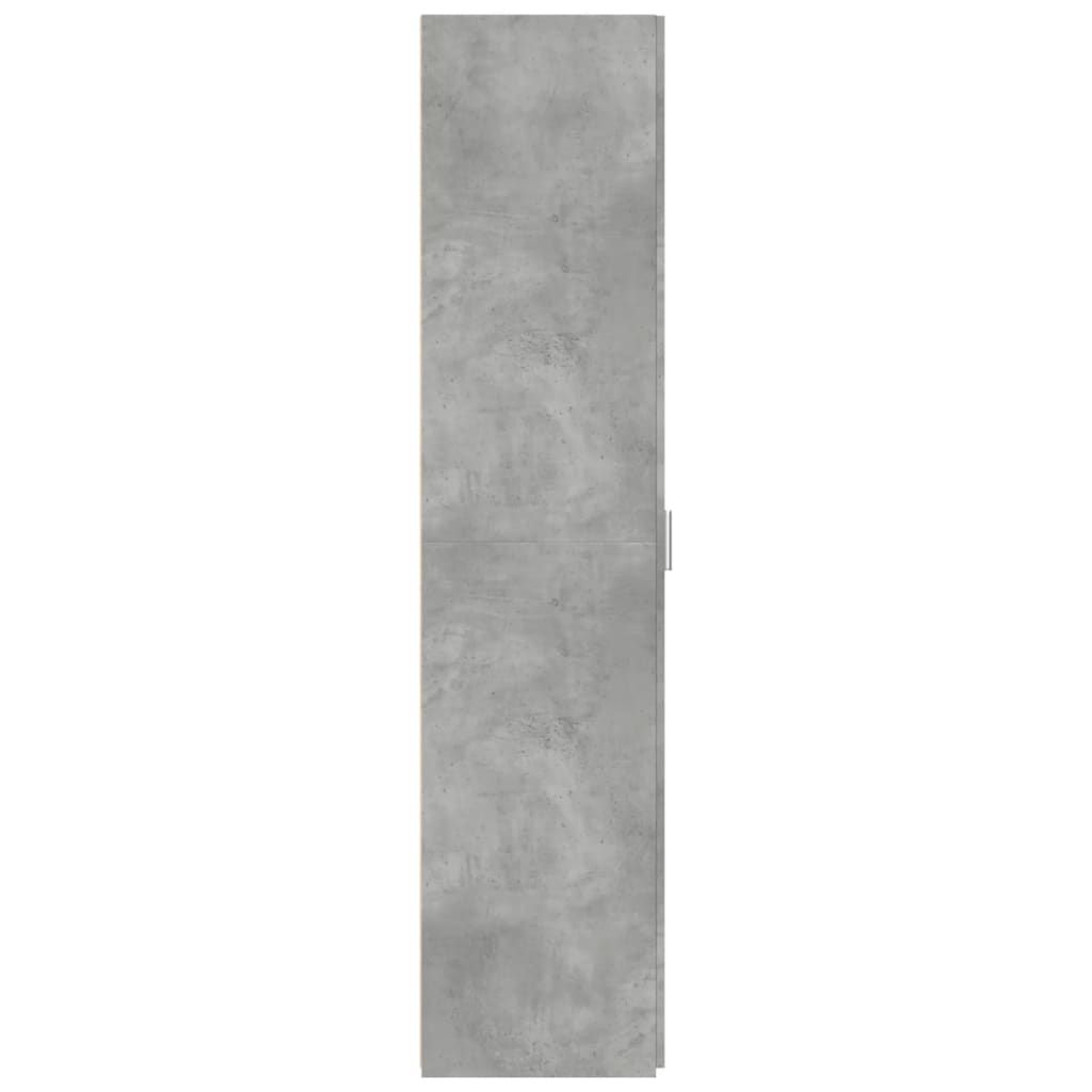 Buffet haut gris béton 40x42,5x185 cm bois d'ingénierie - XIOS