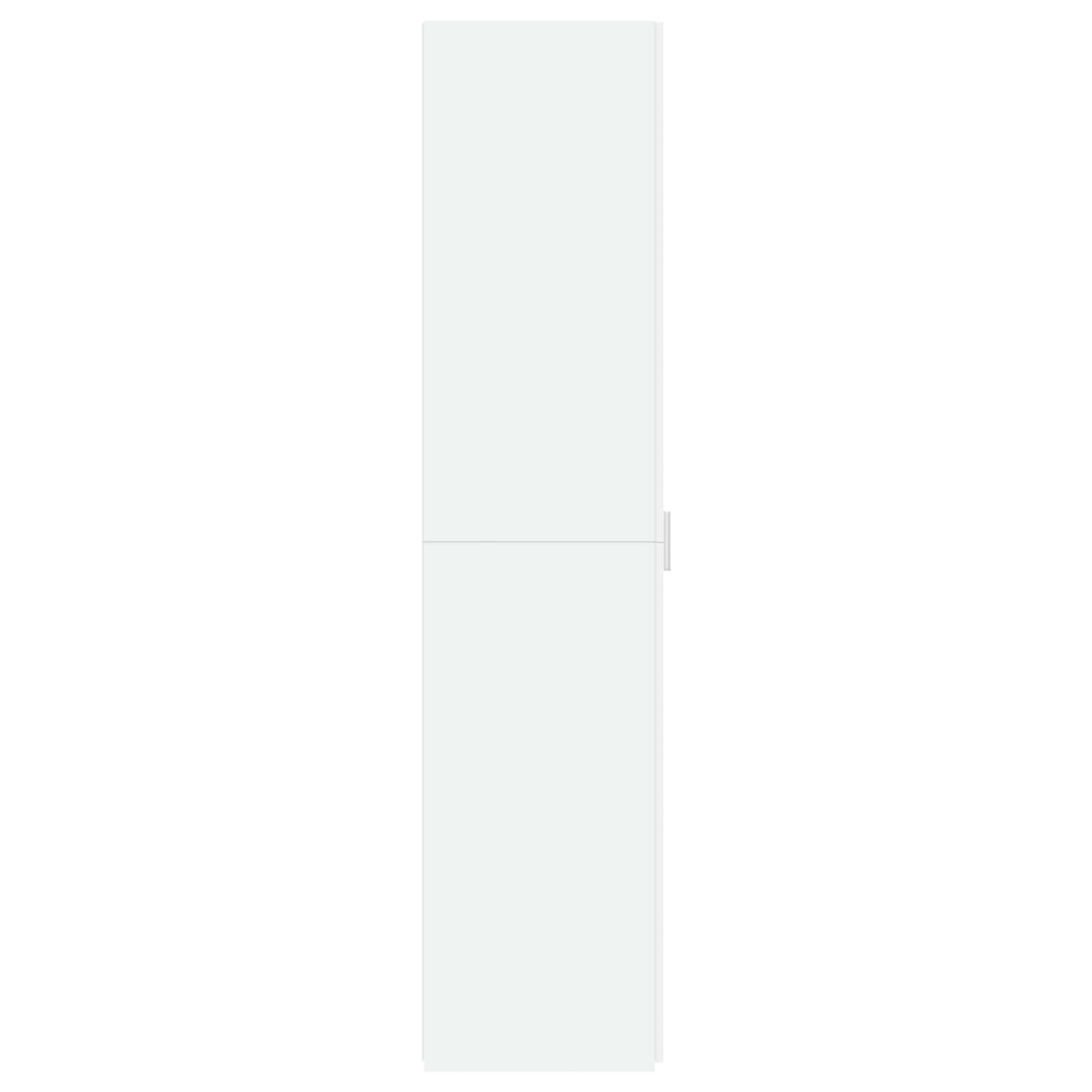 Buffet haut blanc 45x42,5x185 cm bois d'ingénierie - XIOS