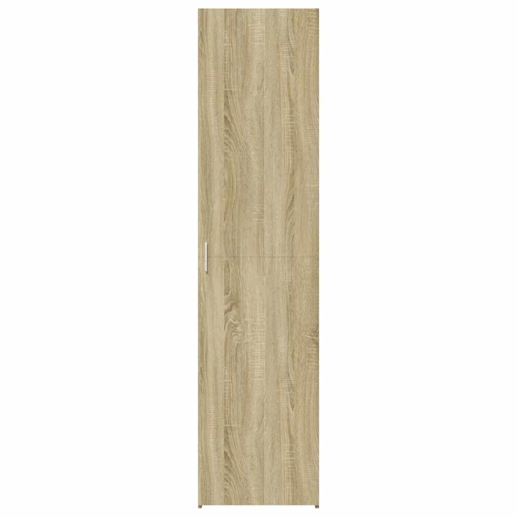 Buffet haut chêne sonoma 45x42,5x185 cm bois d'ingénierie - XIOS