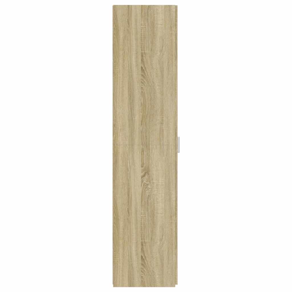 Buffet haut chêne sonoma 45x42,5x185 cm bois d'ingénierie - XIOS
