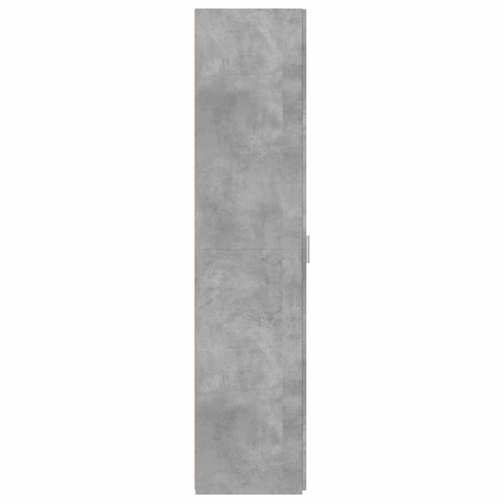Buffet haut gris béton 45x42,5x185 cm bois d'ingénierie - XIOS