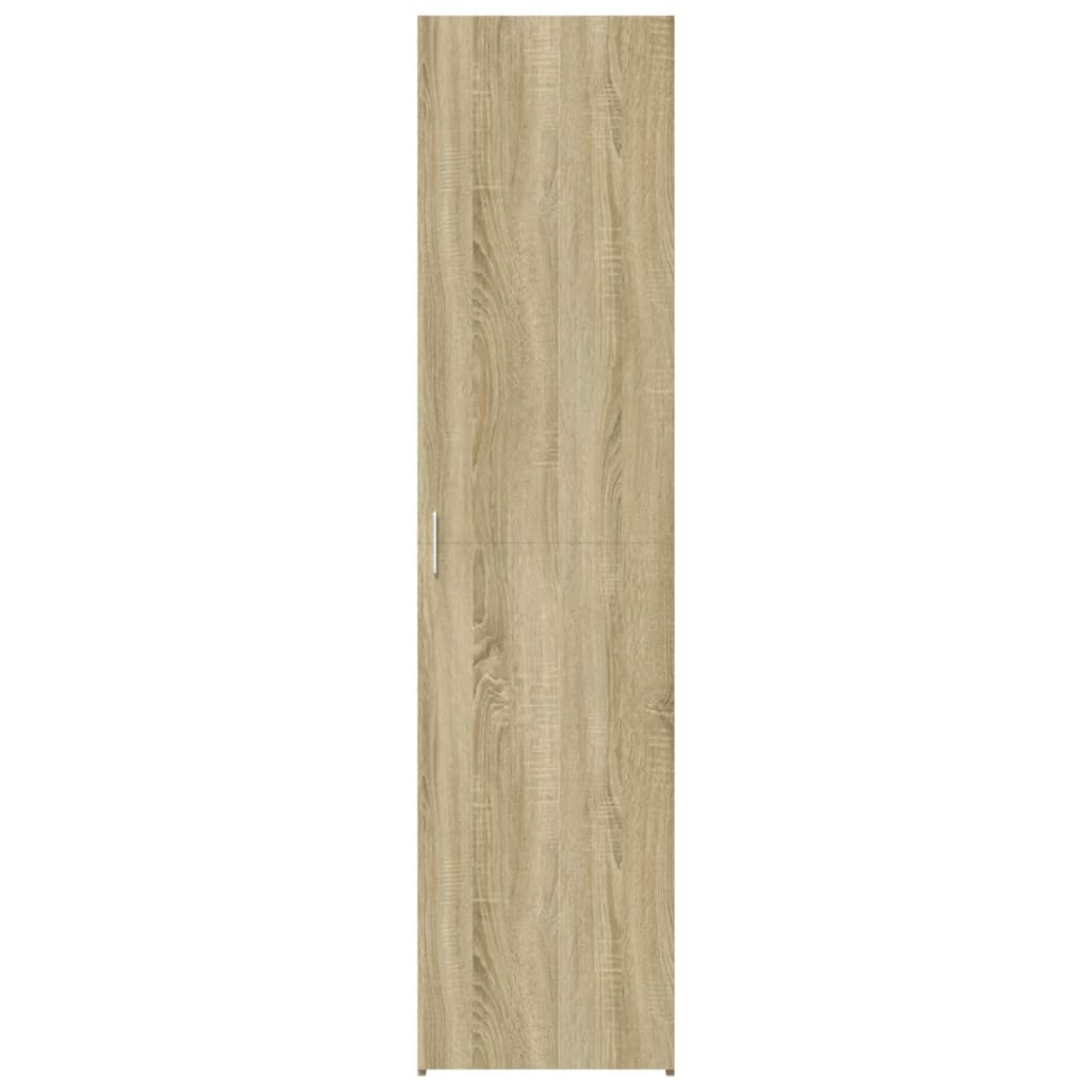 Buffet haut chêne sonoma 50x42,5x185 cm bois d'ingénierie - XIOS