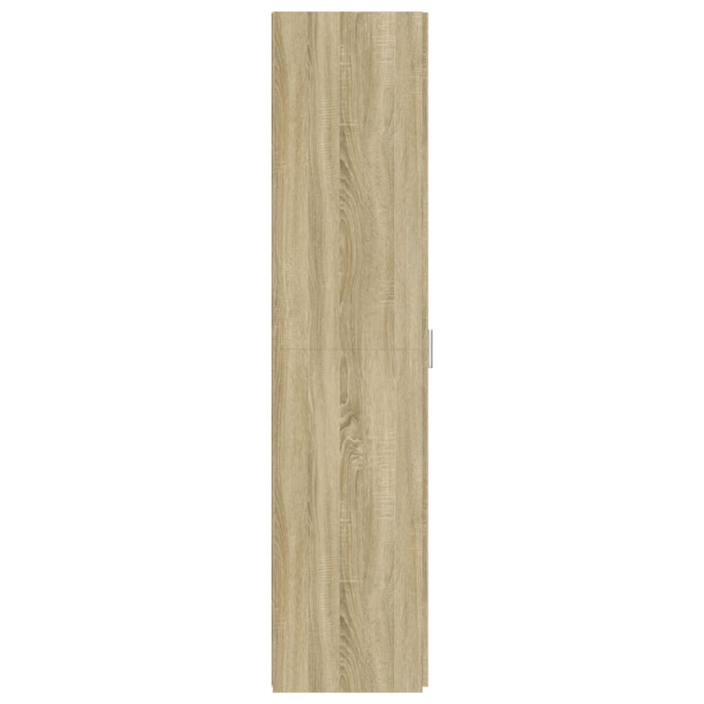 Buffet haut chêne sonoma 50x42,5x185 cm bois d'ingénierie - XIOS