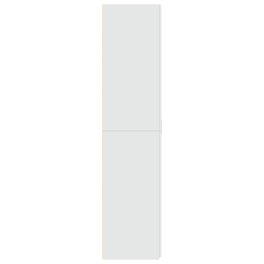 Buffet haut blanc 70x42,5x185 cm bois d'ingénierie - XIOS