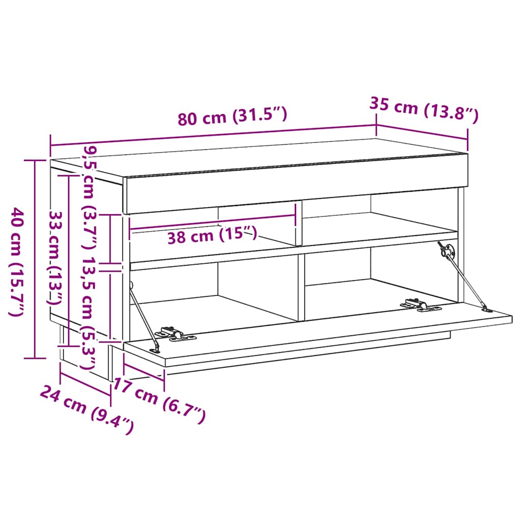 Buffet haut gris béton 70x42,5x185 cm bois d'ingénierie - XIOS