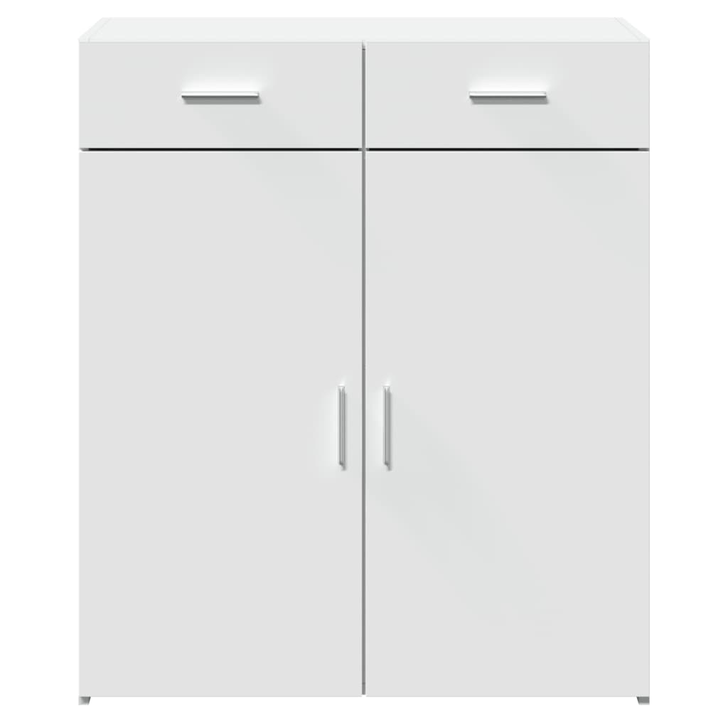 Buffet blanc 80x42,5x93 cm bois d'ingénierie - XIOS